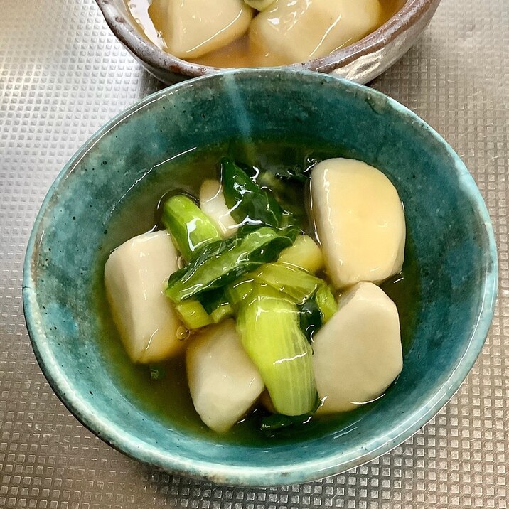 里芋と小松菜のあんかけ煮